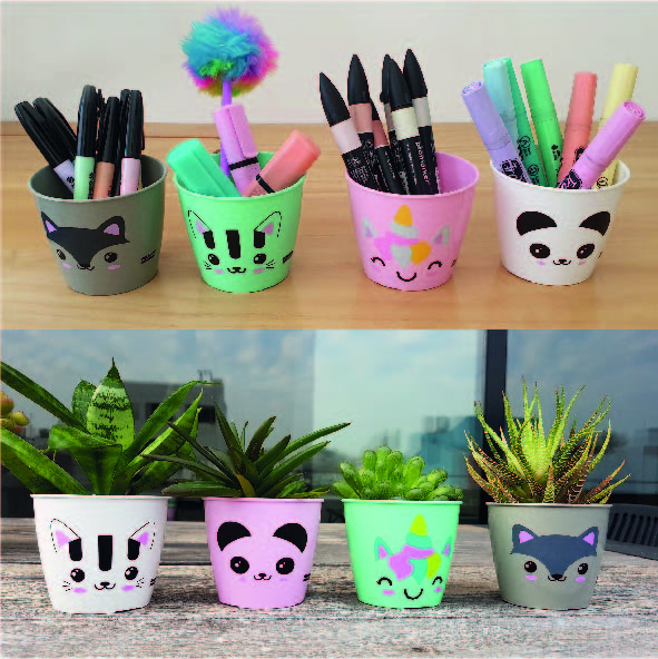 SUUUPER PRECIOOOO - MACETAS/CONTENEDOR MULTIUSO X 4 UNIDADES